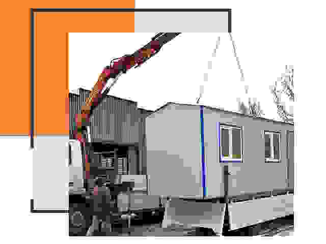 Перевозка бытовок в отрадном