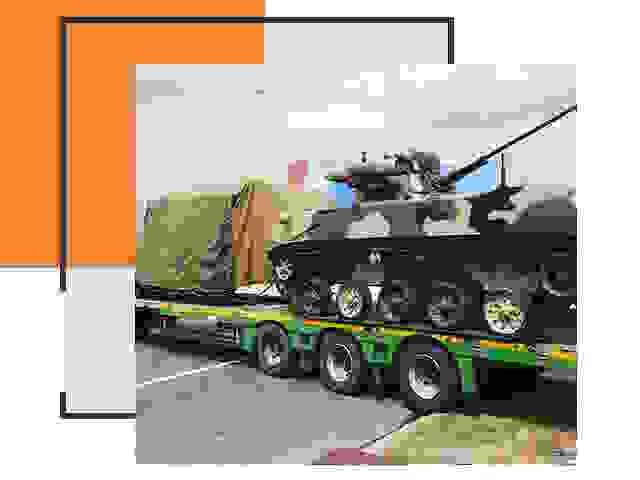 Перевозка военной техники в отрадном
